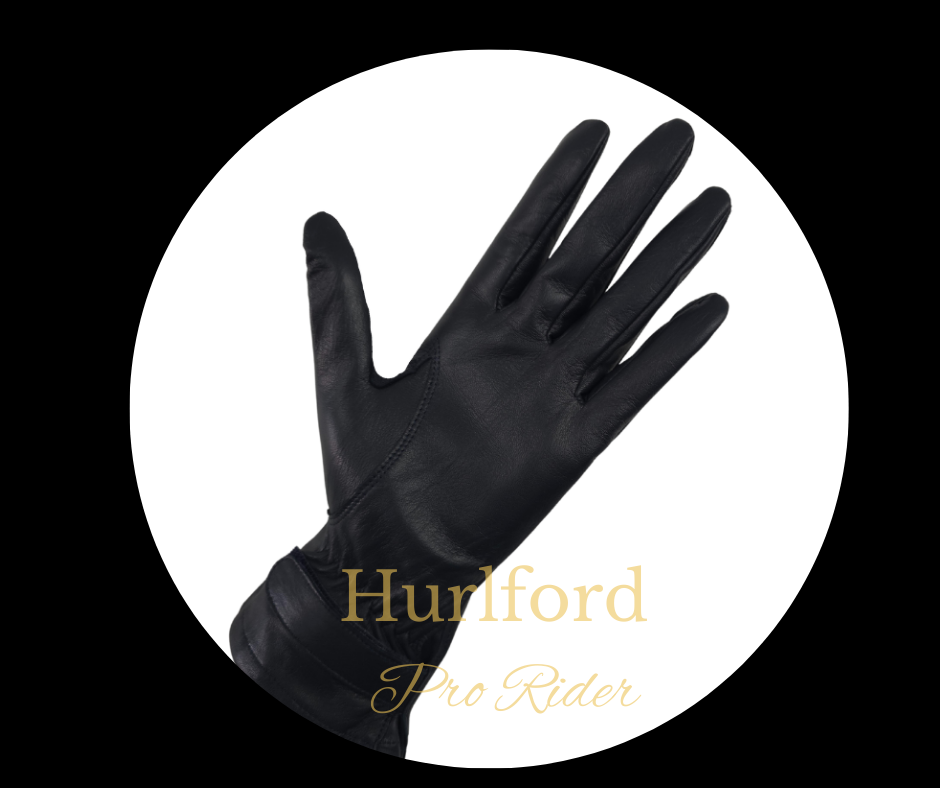 Hurlford Pro Rider Navy Gloves Adults