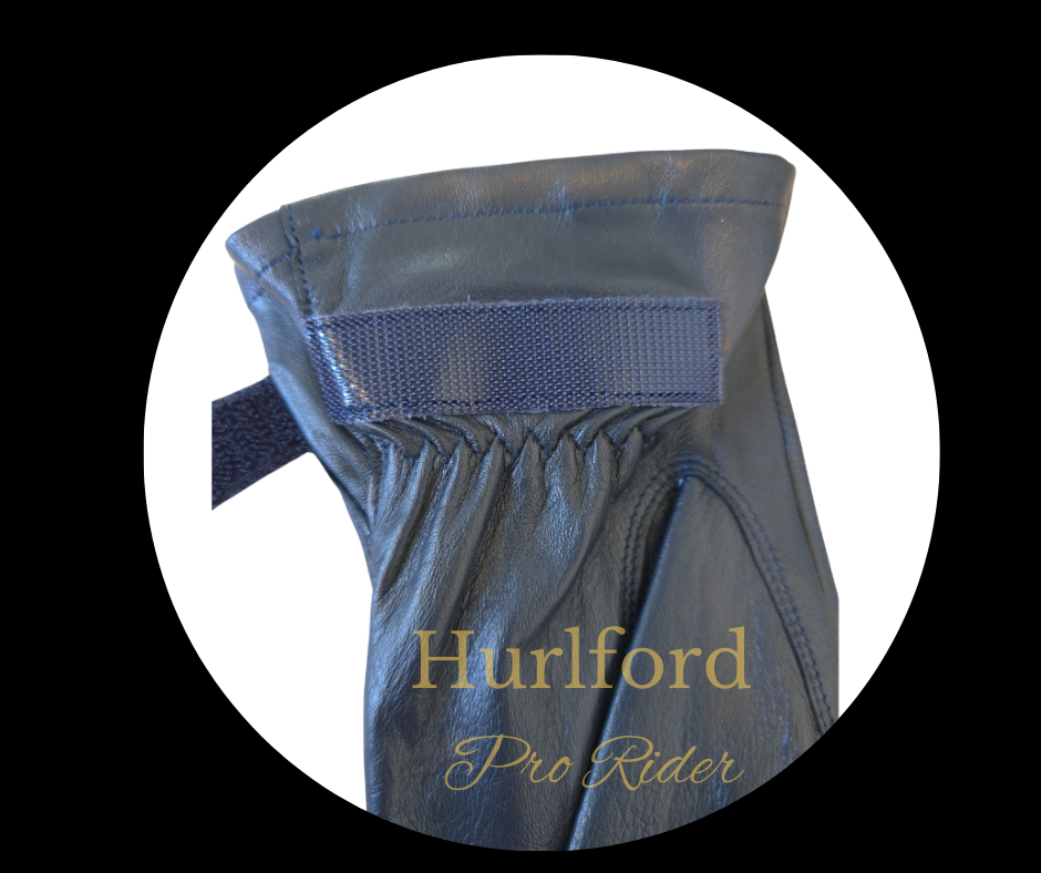 Hurlford Pro Rider Navy Gloves Adults
