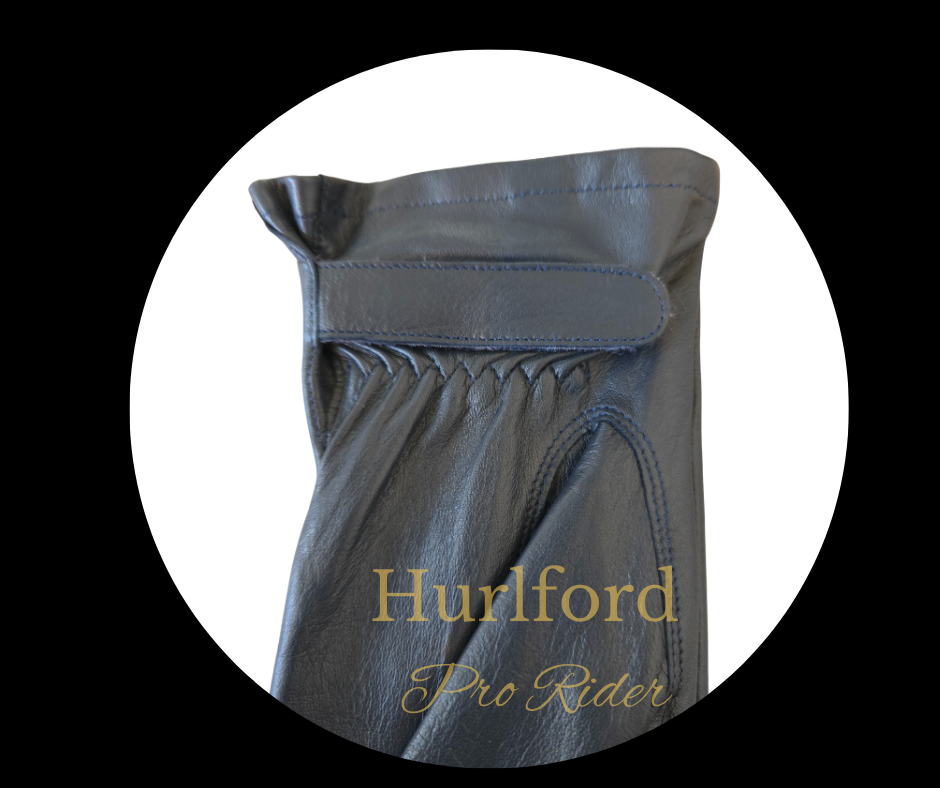 Hurlford Pro Rider Navy Gloves Adults