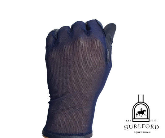 Hurlford Cool Mesh Gloves Adults Navy